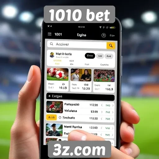 Experiência do usuário em dispositivos móveis no 1010 bet