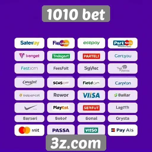 Métodos de pagamento no 1010 bet